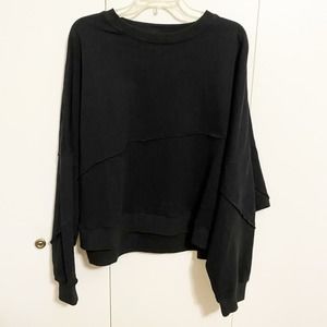 NAP LOUNGEWEAR black oversized sweatshirt- women’s sz M